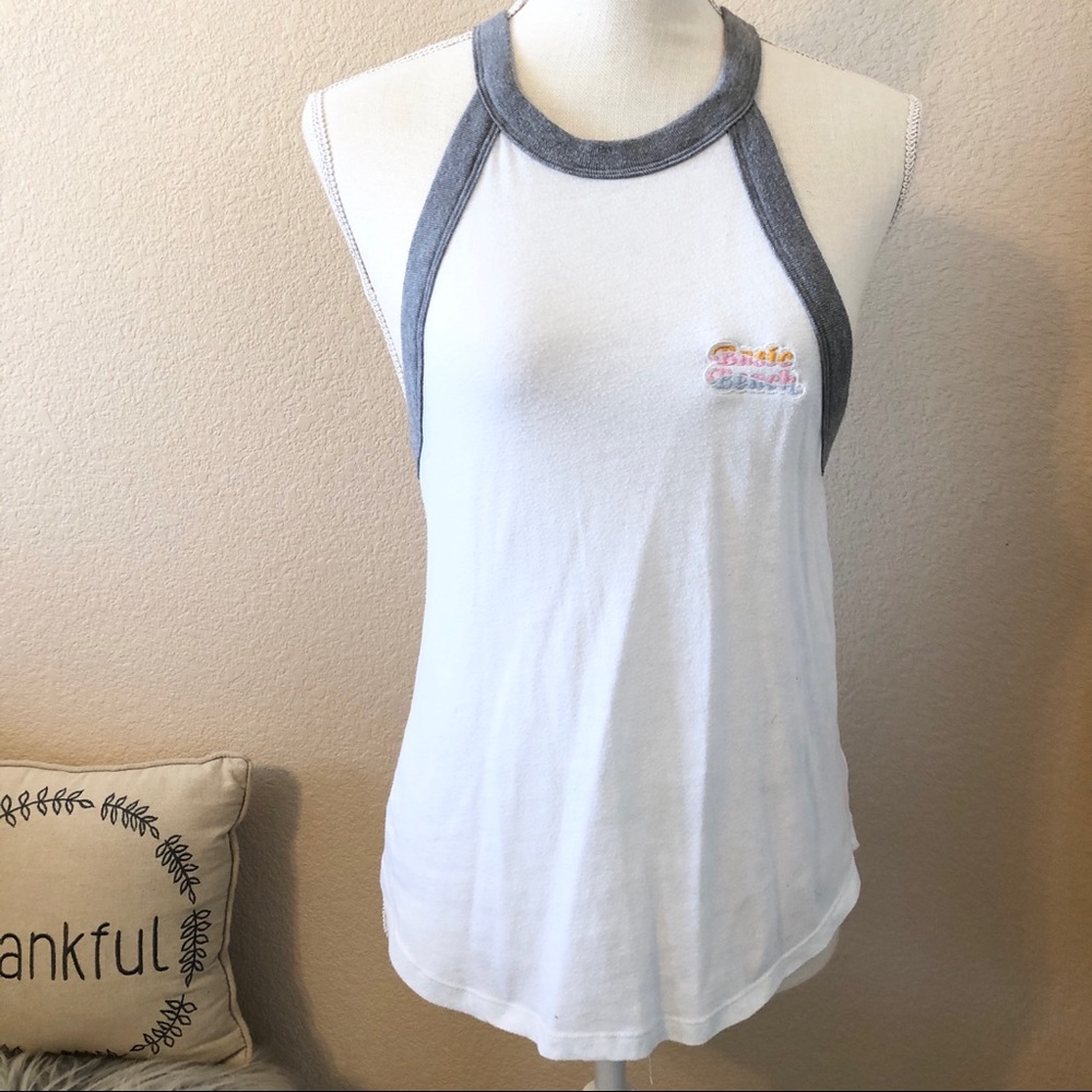 Pink Victorias secret basic beach white top XS